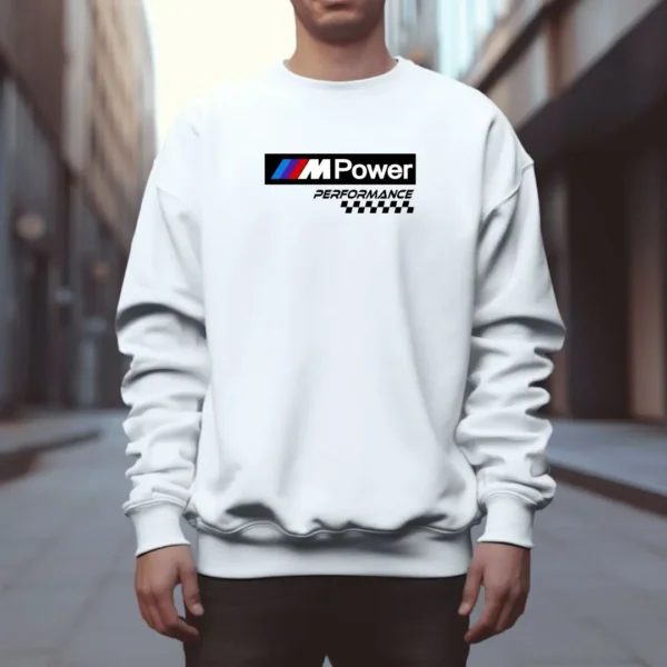 M-Power Oversized 3D Graphic Sweatshirt - Image 2
