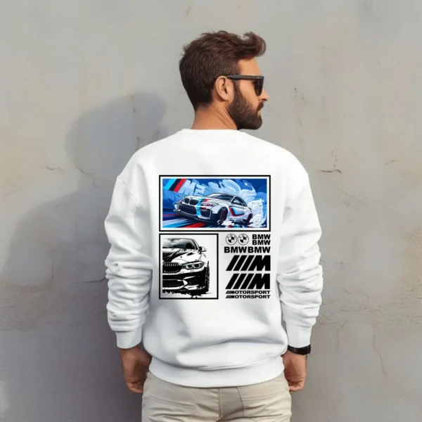 M-Power Oversized 3D Graphic Sweatshirt - Image 3